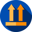 shipping and delivery,up,delivery,signs,arrows,orientation,shapes and symbols,up arrows,side,side up ok 